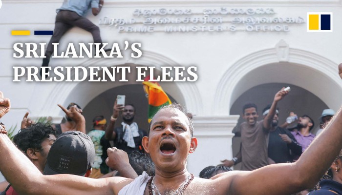 Protesters In Sri Lanka Storm PM’s Office Hours After President ...